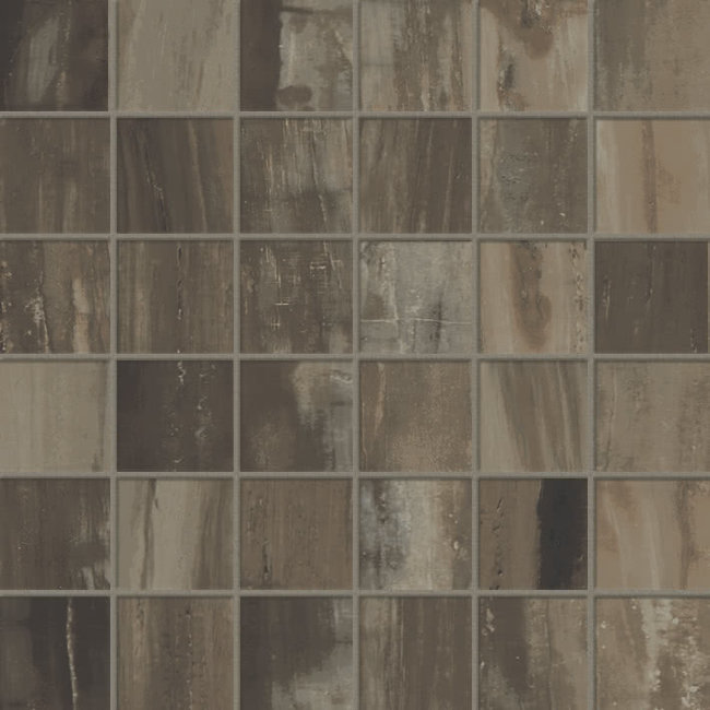 Плитка (30x30) POM60 PetrifiedWoodBrownMix