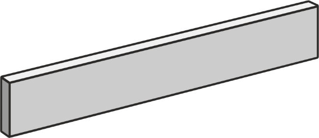 Плитка (7.5x60) SBT131104 Battiscopa grigio matt