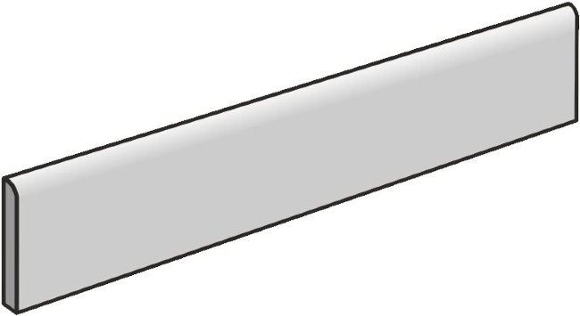 Плитка (10x120) Elegance Bianco plinth