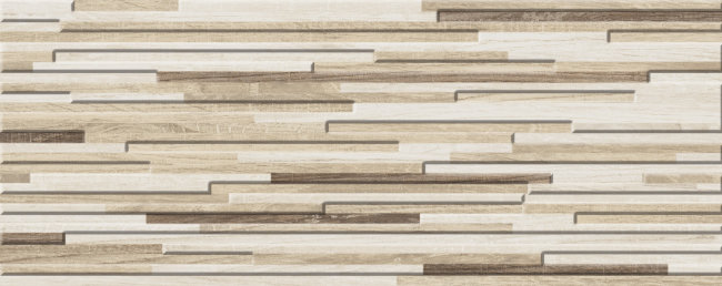 Плитка (20x50) NORTH WIND MURETTO 3D WARM  WALL