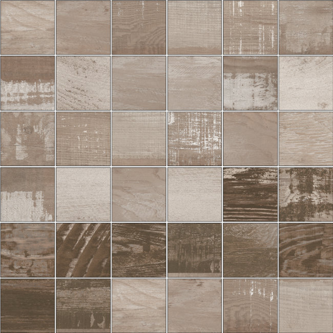 Плитка (29.75x29.75) Chalkwood Brown Nat. Mosaico 5x5  G-3666