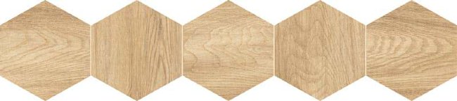 Плитка (20x90) 25DH29NT2BF DecNaturalHexagonCream