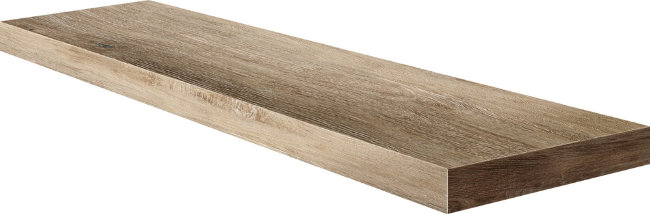 Плитка (33x120) 68252 Angolo Dx Gradino C.Retta Brown