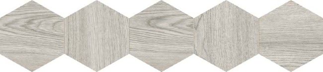 Плитка (20x90) 25DH29NT3BF DecNaturalHexagonGrey