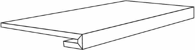 Плитка (33x120) 741908 WoodenWhiteGradinox3