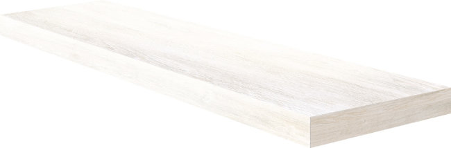 Плитка (33x120) 68259 Angolo Dx Gradino C.Retta White