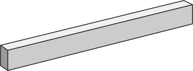 Плитка (7.8x65) Rodapie 1317 Mobila