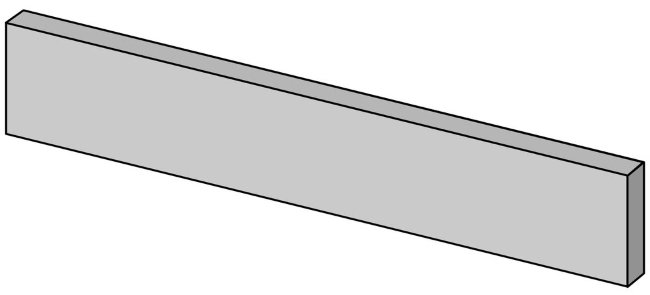Плитка (8.6x35) 1003296 Bull/Batt.Kingtaupe