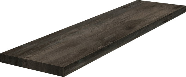 Плитка (33x100) 62408 Angolo Sx Gradino C.Retta Charcoal