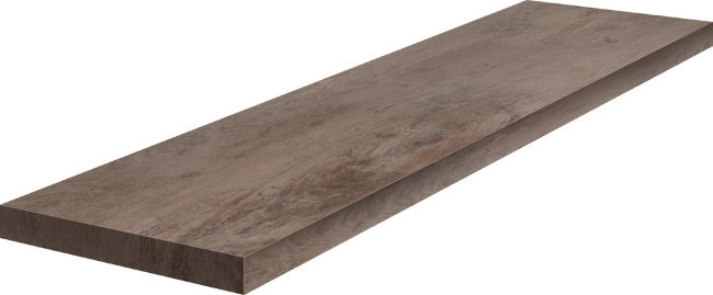 Плитка (33x100) 62412 Angolo Sx Gradino C.Retta Tobacco