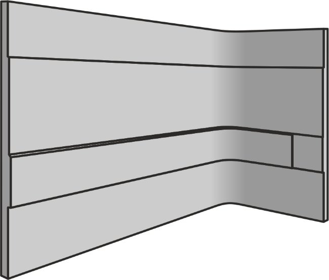 Плитка (19.5x15) J86799 WallArtTaupeAngInt