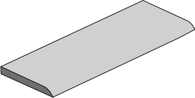 Плитка (11.7x97) 17521- StepBistrotGrigio