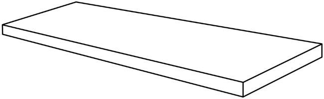 Плитка (33x120) NADX Northwhite gradone angolare destro RT