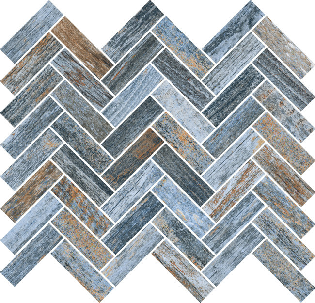 Плитка (32x28.5) J87200 MosaicoSpinaBlue