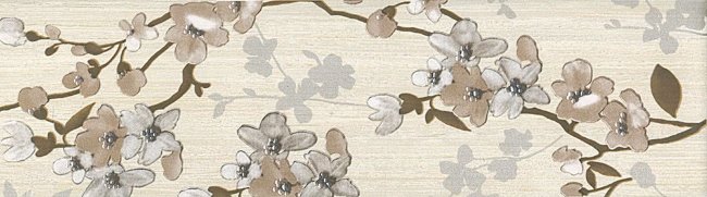Плитка (12.5x45) 68348 List.fiorDiP.beige