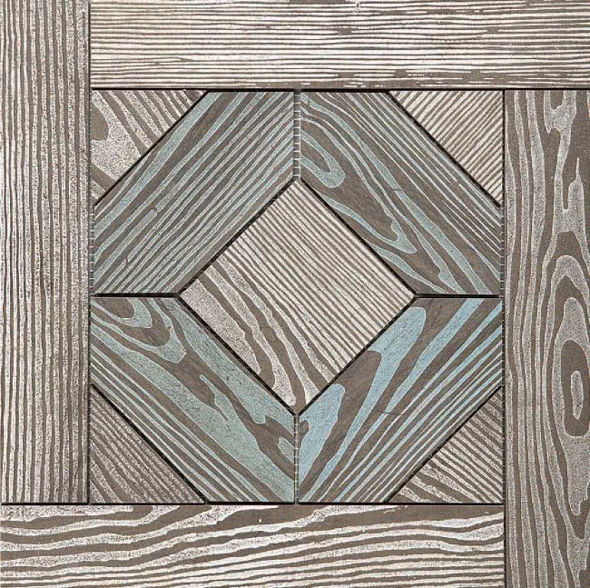 Плитка (33x33) Quadrotta1E330 GF-biancoGF-celeste