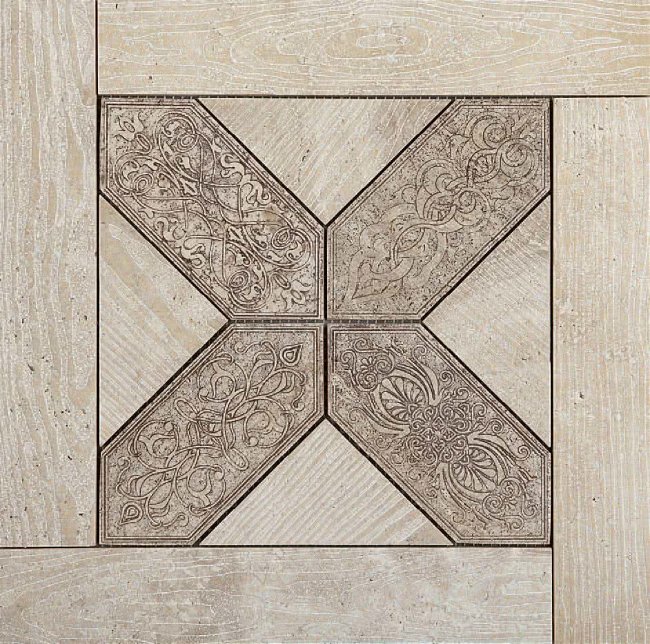 Плитка (33x33) Quadrotta2C330 TVC-biancoTVC-seppia