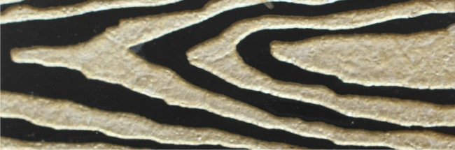 Плитка (4.8x30) Listoncino300 Nero-OldSilver