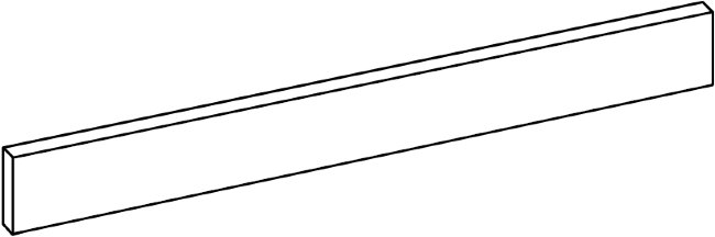 Плитка (7.2x90) TLBAMC05 bianco