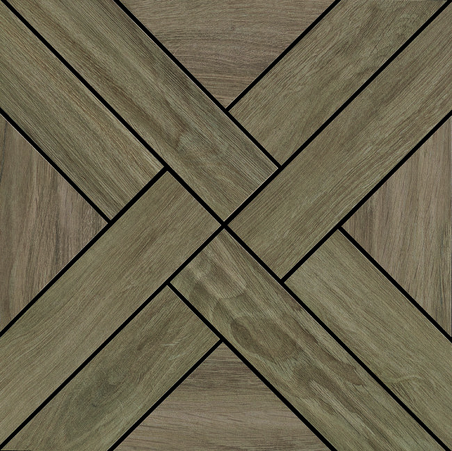 Плитка (37.4x37.4) 663.0096.005 MosaicCrossBrown