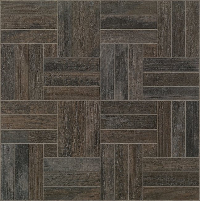 Плитка (33.3x33.3) 0155744 Vint.Mos.2DBrun