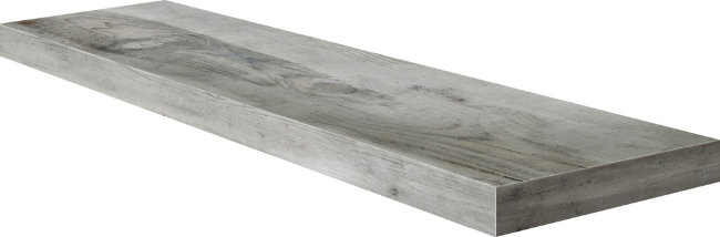 Плитка (33x120) 70334 Angolo Dx Gradino C.Retta Dark Grey