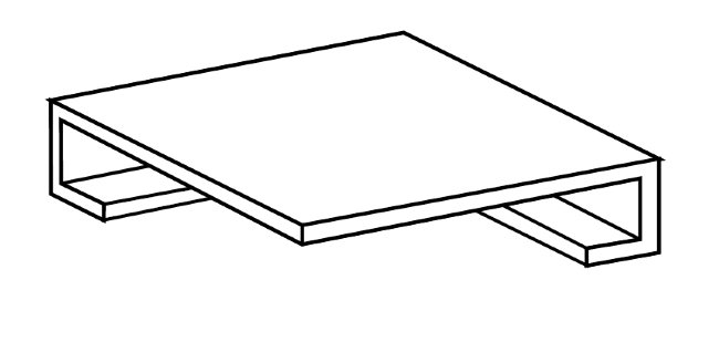 Плитка (30.8x30.8) DHOGA ANGOLARE COSTA RETTA DX GRIGIO x4