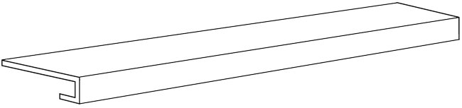 Плитка (30.5x122.6) FJORD GRADINO COSTA RETTA VIT x4