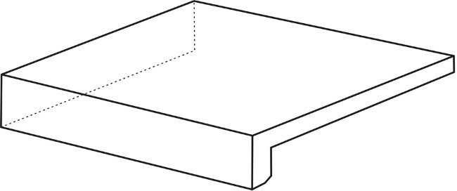 Плитка (33x33) 8LD082L Elemento A “Elle” 2L DX-SX White