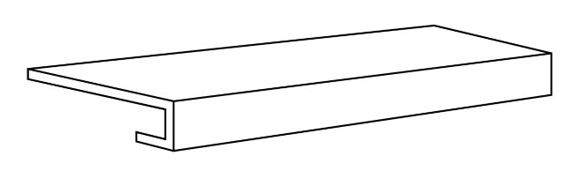 Плитка (34x61.5) KOUROS GRADINO COSTA RETTA BROWN x4