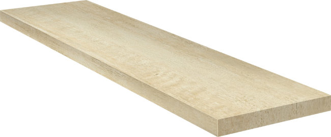 Плитка (33x100) 62381 Angolo Dx Gradino C.Retta Ecru