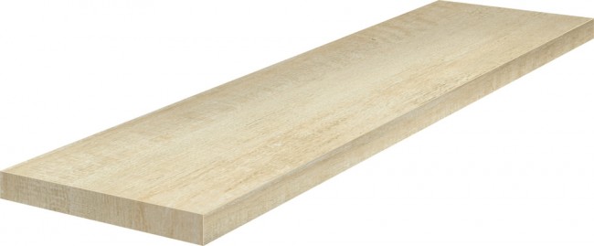 Плитка (33x100) 62382 Angolo Sx Gradino C.Retta Ecru
