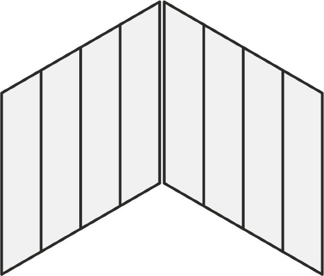 Плитка (29.5x33.5) MANOTRMCHN Nodi tramontana/Mos chevron matt