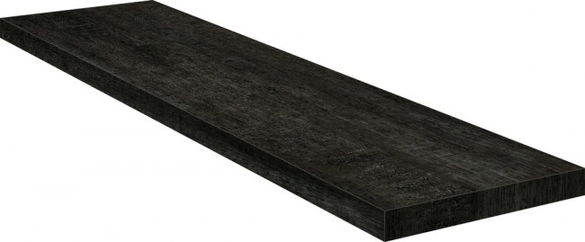 Плитка (33x100) 62387 Angolo Dx Gradino C.Retta Noir