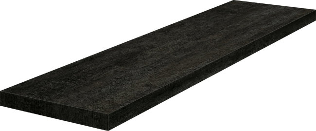 Плитка (33x100) 62388 Angolo Sx Gradino C.Retta Noir
