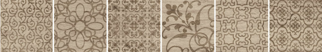 Плитка (16.5x16.5) 40436 HomeTeakTozzettoDecoroCream