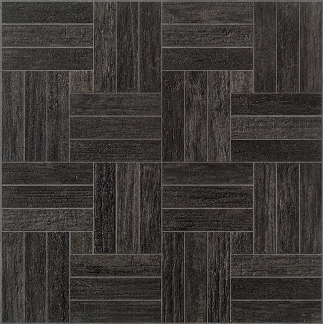 Плитка (33.3x33.3) 0155754 Vint.Mos.2DNoir